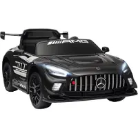 AIYAPLAY Electric Ride-on Car-Kunststof, Metaal-115L x 66B x 44H cm-Zwart