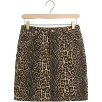 Ydence Dames Rokken Skirt Daphne - Bruin - Maat L