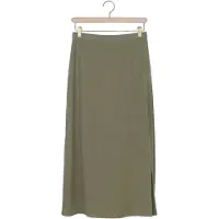 SELECTED WOMEN Dames Rokken Slfviva Hw Ankle Linen Blend Skirt - Khaki - Maat 38