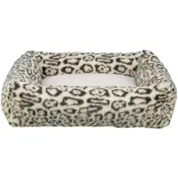 Trixie hondenmand leo hoekig panterprint creme 100x70 cm