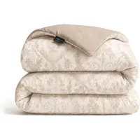 HappyBed Dekbed zonder overtrek 240x220 - Wasbaar Dekbed - Bedrukt dekbed zonder hoes - Hoesloos Dekbed - Lits Jumeaux - Flower