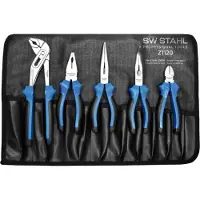 SW-Stahl SW-Staal tangenset Z1120: 120mm, 240mm, 180mm, 160mm, 200mm, 330mm, 80mm. Materiaal: chroom-vanadiumstaal. Gewicht: 1,526 kg, 1,52 kg, 198 g