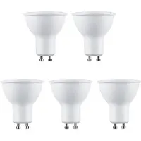 Technik LED Spot PAR16 GU10 Mat - 7W 520lm 2700K - Warmwit - Vervangt 45W - 5 stuks