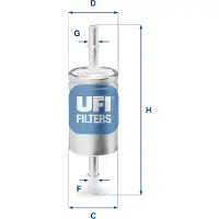 Ufi 31.740.03 Brandstoffilter