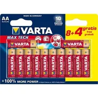 Varta Longlife Max Power AA Batterijen - 12 Stuks
