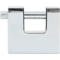 vidaXL Hangslot 2 st Zilver Staal