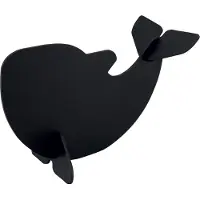 Security Plus 3D vrijstaande walvis-krijtbord met dierenmotief