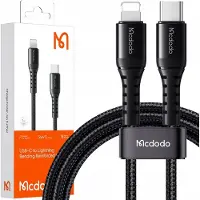 Mcdodo USB-C naar Lightning kabel, CA-5630, 36W, 0,2 meter (zwart)