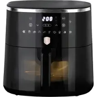 Berlinger Haus LP-BH-237 Airfryer 6.15 l 1750 W Anti-aanbaklaag, Heteluchtfunctie, Kijkvenster, Timerfunctie, Digitale timer Zwart, Rose gold