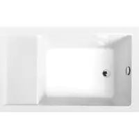 Polysan Jazz zitbad 120x75cm wit