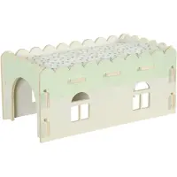 Zolux knaaghuis cosy konijn uitbreiding hout - 45x25x20 cm