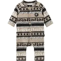 Reima Overall beige / zwart / wit