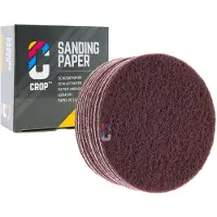 CROP ScuffX Vlies Schuurschijven 150mm - Fijn - Rood - 10 stuks