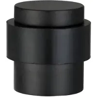 Intergriff Deurstopper voor vloermontage 25x30mm mat zwart PVD gecoat