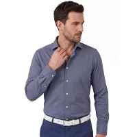 Olymp level 5 overhemd body fit navy