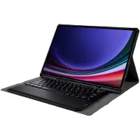 Mobigear Tablethoes geschikt voor Samsung Galaxy Tab S10 Ultra Hoes | Keys QWERTY Bluetooth Toetsenbord Bookcase + Stylus Houder - Zwart