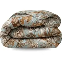 Zelesta Comfort Design Botanic Chique 240x200 - Dekbed zonder overtrek - Wasbaar dekbed - Hoesloos dekbed - 2 in 1 Dekbed met vaste overtrek