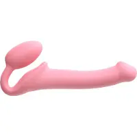 Strap-On-Me - Strapless Strap-on Dildo - Buigbaar - Roze - Maat L