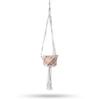 Ancient Wisdom Macramé hoepel pannenlap klein - natuurlijk - 16 cm hoepel