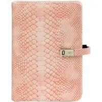 Kalpa 1111-68 Personal Agenda Ringband Croco Roze 1 week per 2 paginas 2026-2027-2028