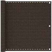 vidaXL Balkonscherm 90x400 cm HDPE bruin