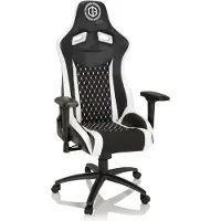 Hjh OFFICE GAMEBREAKER SX 04 - Gamestoel Zwart/Wit