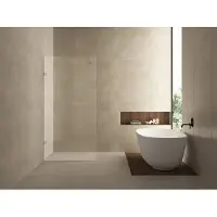 Wiesbaden Inloopdouche less 100x200 cm 8 mm nano helder glas chroom