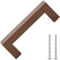 vidaXL Handvatten 10 st 96 mm roestvrij staal bronskleurig