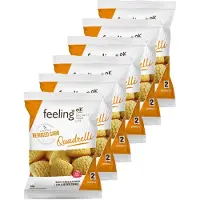 Feeling Ok | Quadrelli Hazelnoot | 6 stuks | 6 x 50 gram