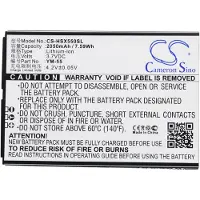 123accu Hasee YM-55 accu (2050 mAh, huismerk)
