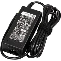 Dell AC-adapter voeding (45 W), Voeding voor notebooks, Zwart