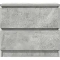 vidaXL Tv-meubel 60x35x54 cm bewerkt hout betongrijs