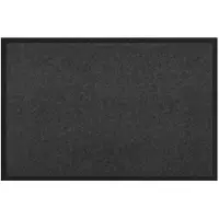 vidaXL Deurmat Antraciet 60 x 40 x 1.2 cm Teddy Stof