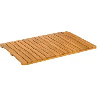 vidaXL Badmat 2 st Naturel 60 x 40 cm Massief Acacia Hout