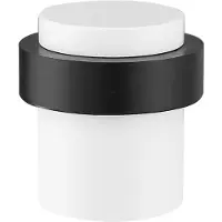 Intergriff Deurstopper voor vloermontage 30x40mm mat wit PVD gecoat