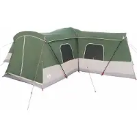 vidaXL Tent voor 16 personen 16-persoons Groen