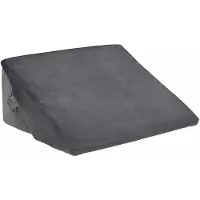 vidaXL Wedge Kussen Grijs 55 x 55 x 26 cm Traagschuim