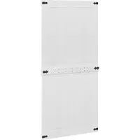 vidaXL Schuifdeur CORONA 100 x 210 cm Massief grenenhout Wit
