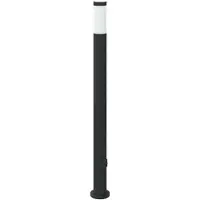 vidaXL Bolderverlichting met stopcontact 3 stuks 110 cm