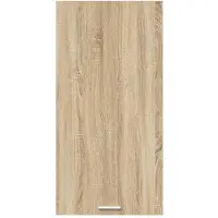 vidaXL Hangkast Sonoma Eik en Wit 50 x 31 x 100 cm Bewerkt hout