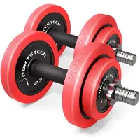 Sportstech AH300_20 | multifunctionele halterset | 2in1 Dumbbell Barbell