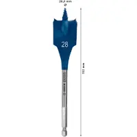 Bosch EXPERT, zelfaanzuigende vlakfreesbit, 28x152 mm
