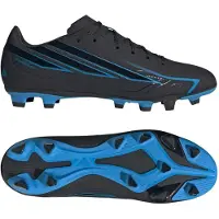 Adidas F50 Hyperfast Club Gras / Kunstgras Voetbalschoenen (MG) Zwart Zwart Blauw