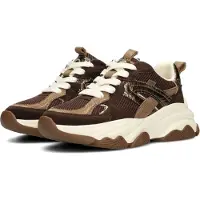 Posh Sneakers laag bruin / donkerbruin / zwart