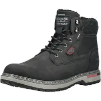 Dockers Veterboots bloedrood / zwart / wit