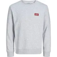 Jack & Jones Sweatshirt 'JJRUSH' wit gemêleerd