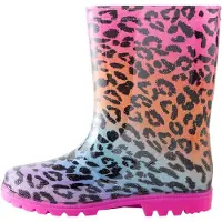 Next Regenlaarzen lichtblauw / lichtlila / pink / zwart