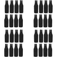 Torribaly 32X Bierfleskoelermouwen, Extra Dikke Neopreen Geïsoleerde Hoes met Ritssluiting, Houdt Bier Koud en Handen Warm, 12 OZ 8pack