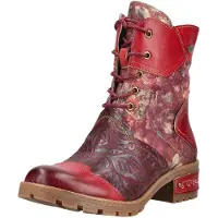 LAURA VITA Veterlaarsjes gemengde kleuren / rood