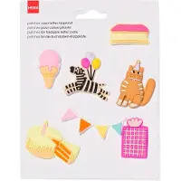 HEMA Patches Letter Klapkrat Feestje